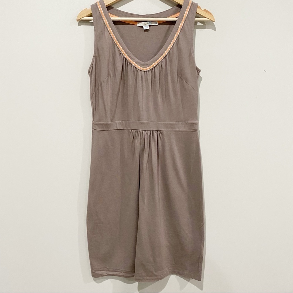 BODEN Soft Cotton Blend Jersey Driftwood Sienna Sleeveless Size 8 Petite